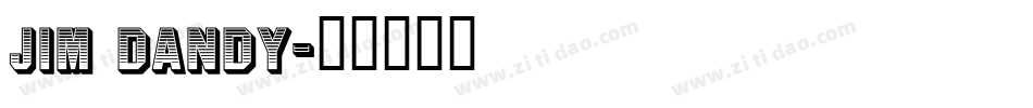 Jim Dandy字体转换